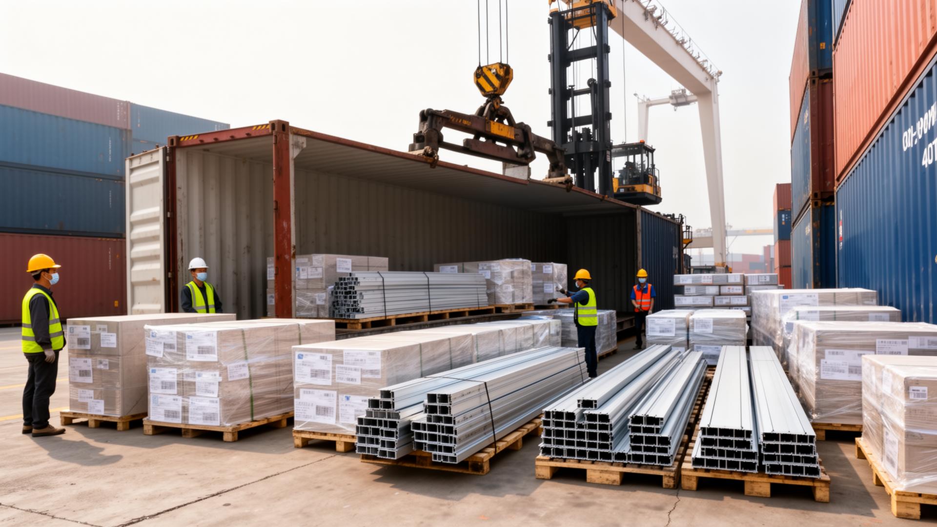 Construction material supplier in China JEES Global coordinates factory sourcing and container loading for international buyers